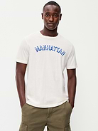 Image 2 of 3, Soft-Washed Crew-Neck Graphic T-Shirt