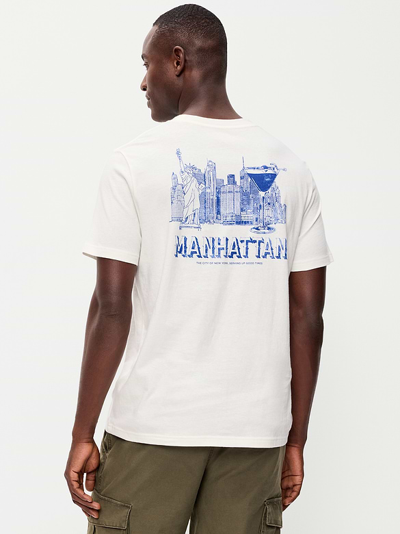Soft-Washed Crew-Neck Graphic T-Shirt