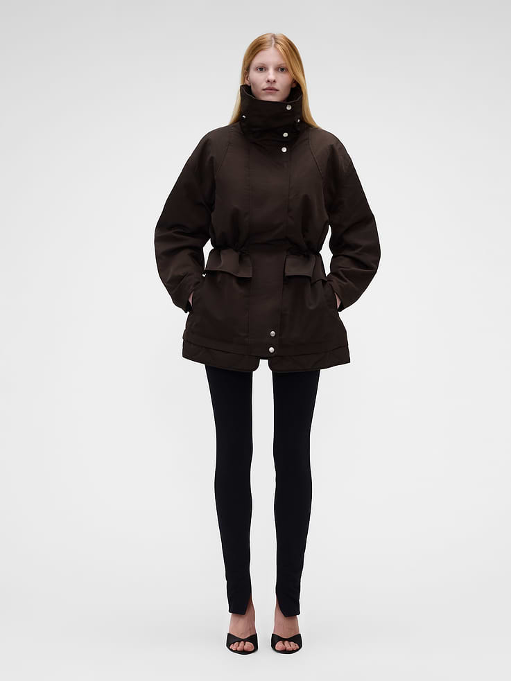 Image 2 of 9, Gap × Victoria Beckham Oversized Parka Jacket