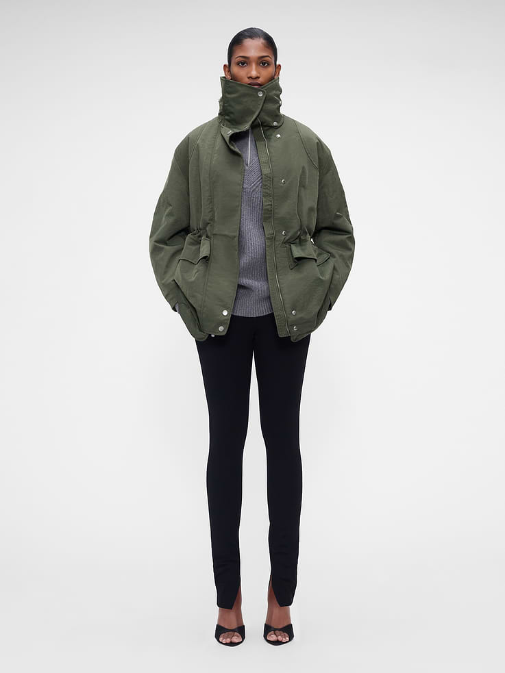 Image 2 of 9, Gap × Victoria Beckham Oversized Parka Jacket