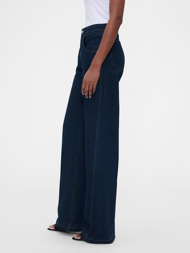 Image 3 of 10, Gap × Victoria Beckham Low Slung Baggy Jeans