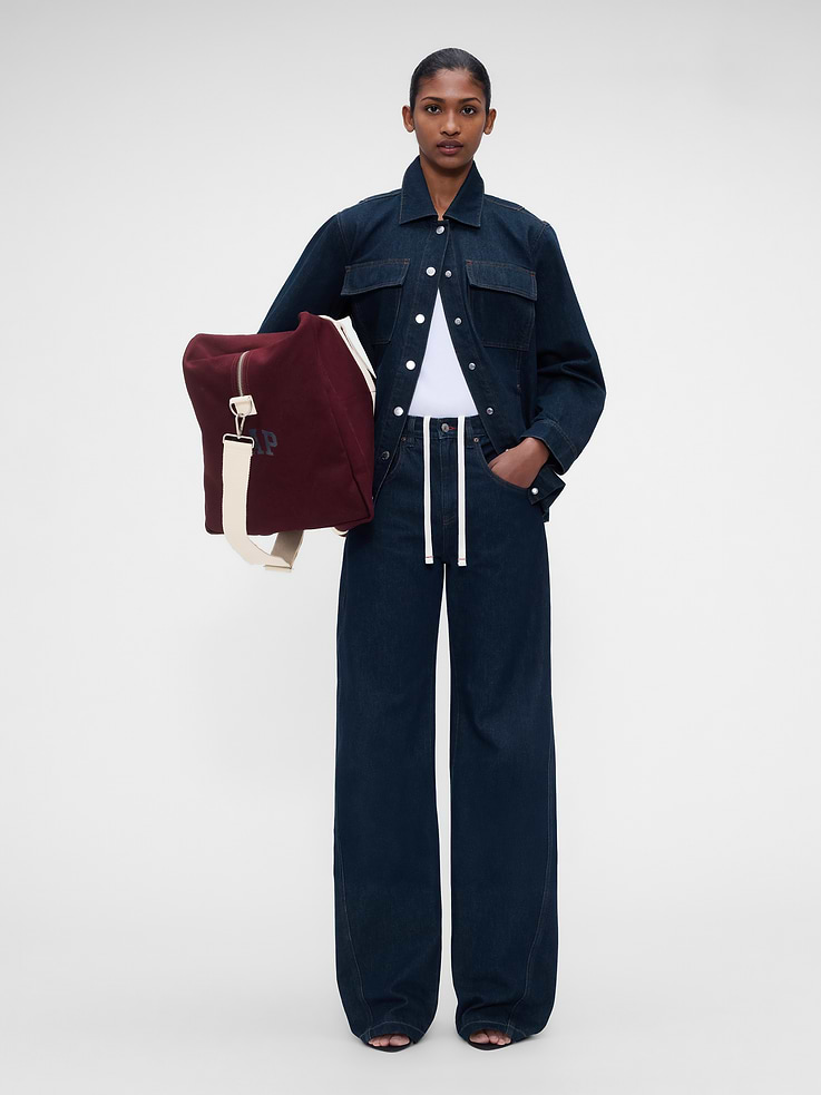 Image 2 of 9, Gap × Victoria Beckham Denim Shirt Jacket, Cardmember Early Access