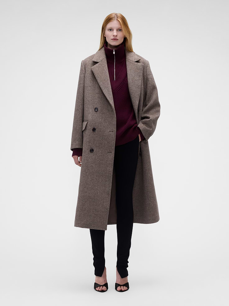 Image 2 of 7, Gap × Victoria Beckham CashSoft High-Neck Pullover, Cardmember Early Access