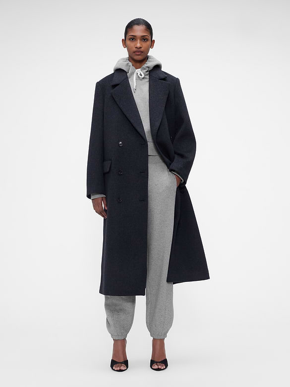 Gap × Victoria Beckham Wool-Blend Chesterfield Coat