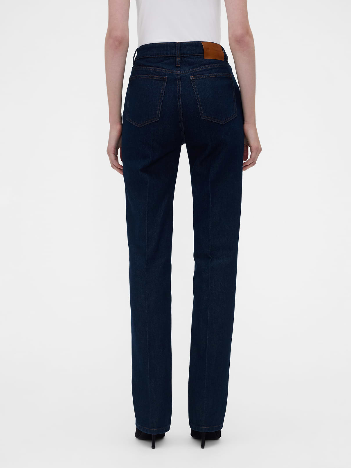 Image 5 of 9, Gap × Victoria Beckham High Rise Straight Jeans, Cardmember Early Access