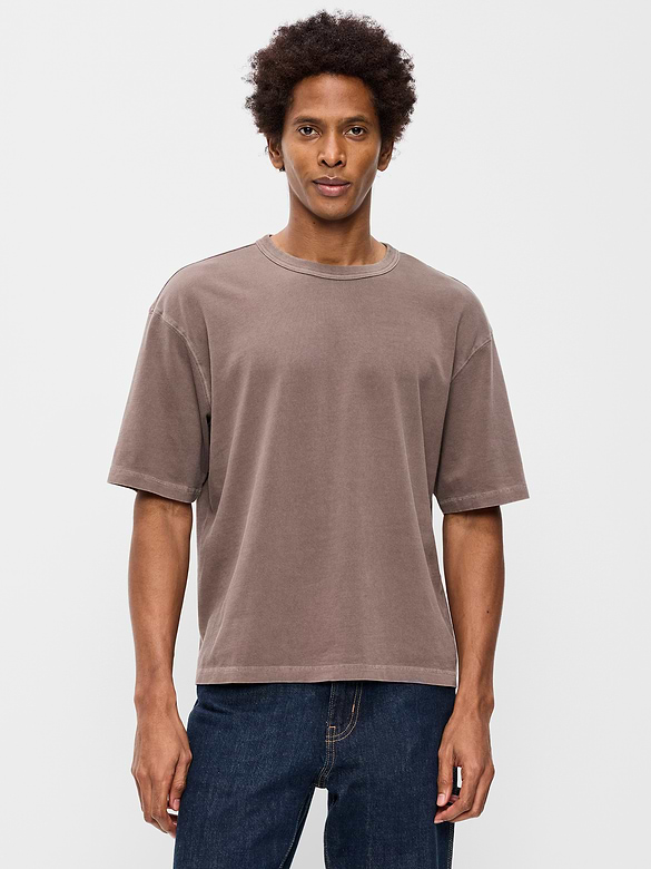 Garment-Dyed Heavyweight Cropped T-Shirt