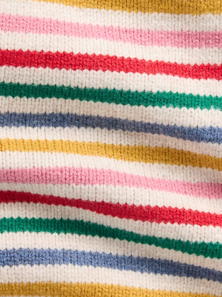 Image 2 of 2, Baby & Toddler CashSoft Happy Stripe Hood