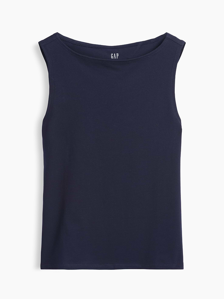 Image 2 of 2, Sleeveless Velour Top