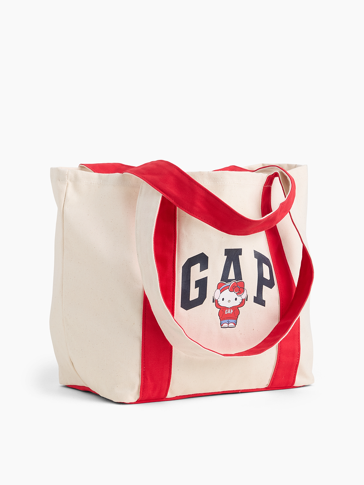 Image 2 of 3, Hello Kitty Gap Logo Tote Bag