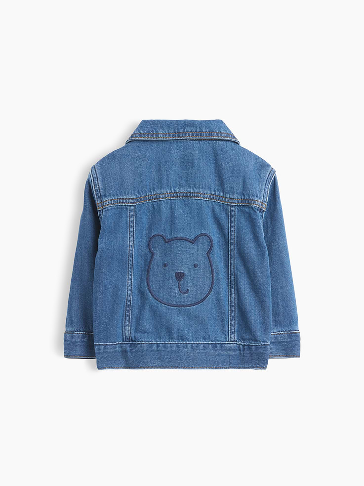 Image 3 of 3, Baby Brannan Bear Denim Jacket