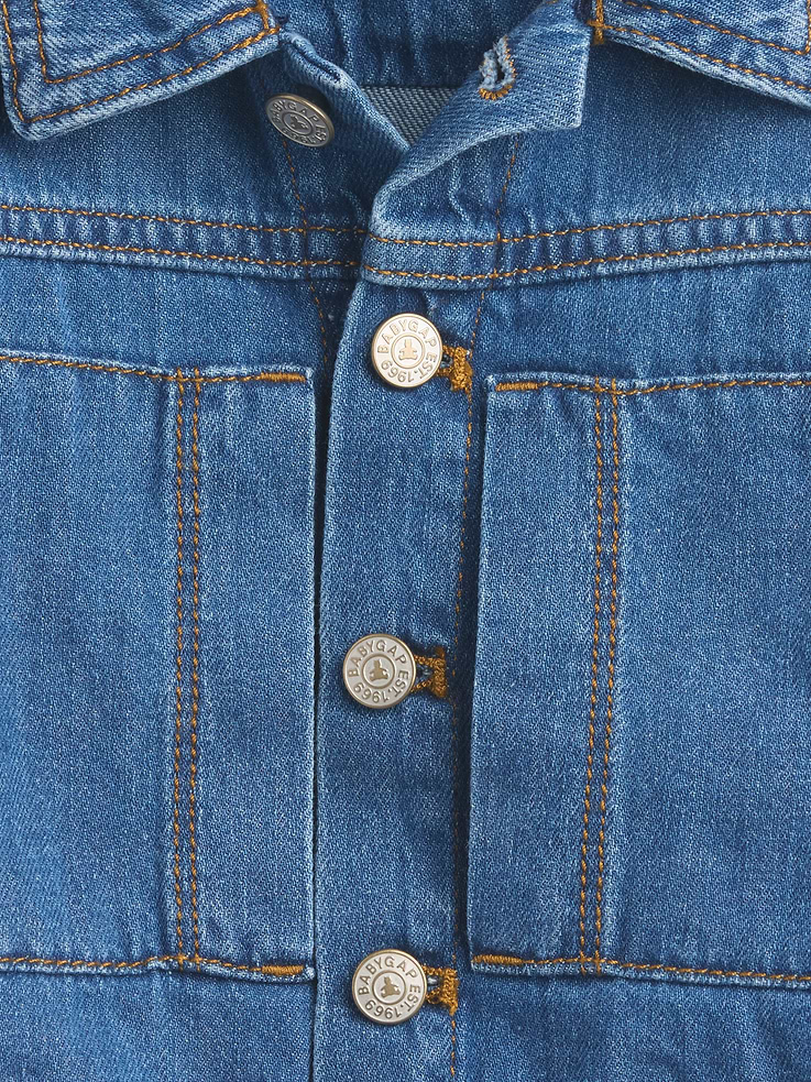 Image 2 of 3, Baby Brannan Bear Denim Jacket