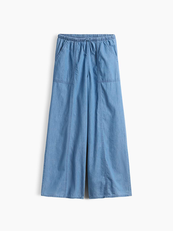Kids Mid Rise Pull-On Baggy Pants