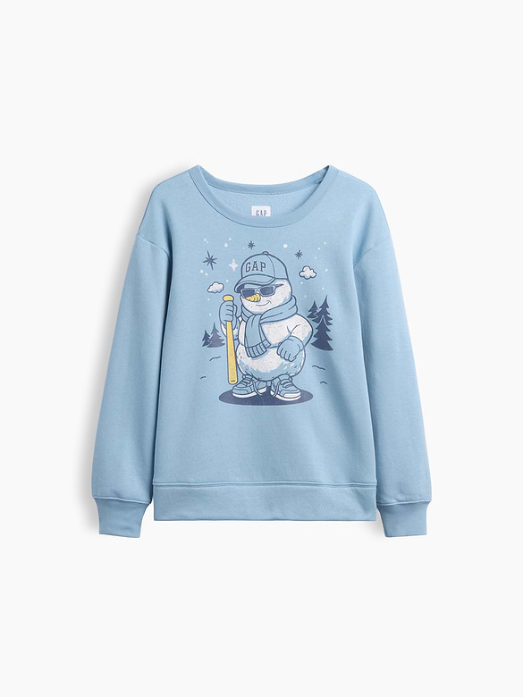 Kids Relaxed Crewneck Sweatshirt