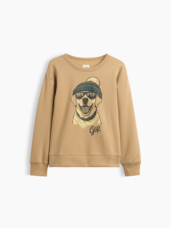 Kids Relaxed Crewneck Sweatshirt