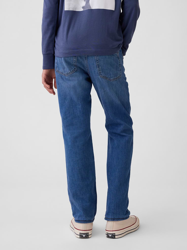 Image 3 of 4, Kids Original Straight Cozy-Lined Jeans
