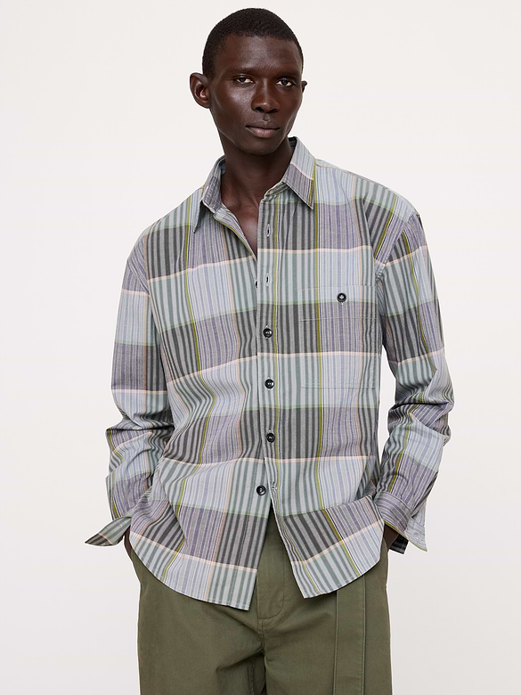 Relaxed-Fit Washed Cotton Poplin Shirt