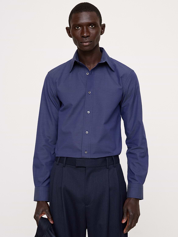 Slim-Fit Wrinkle-Resistant Dress Shirt