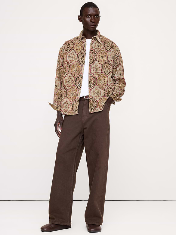 Relaxed-Fit Heavyweight Corduroy Shirt