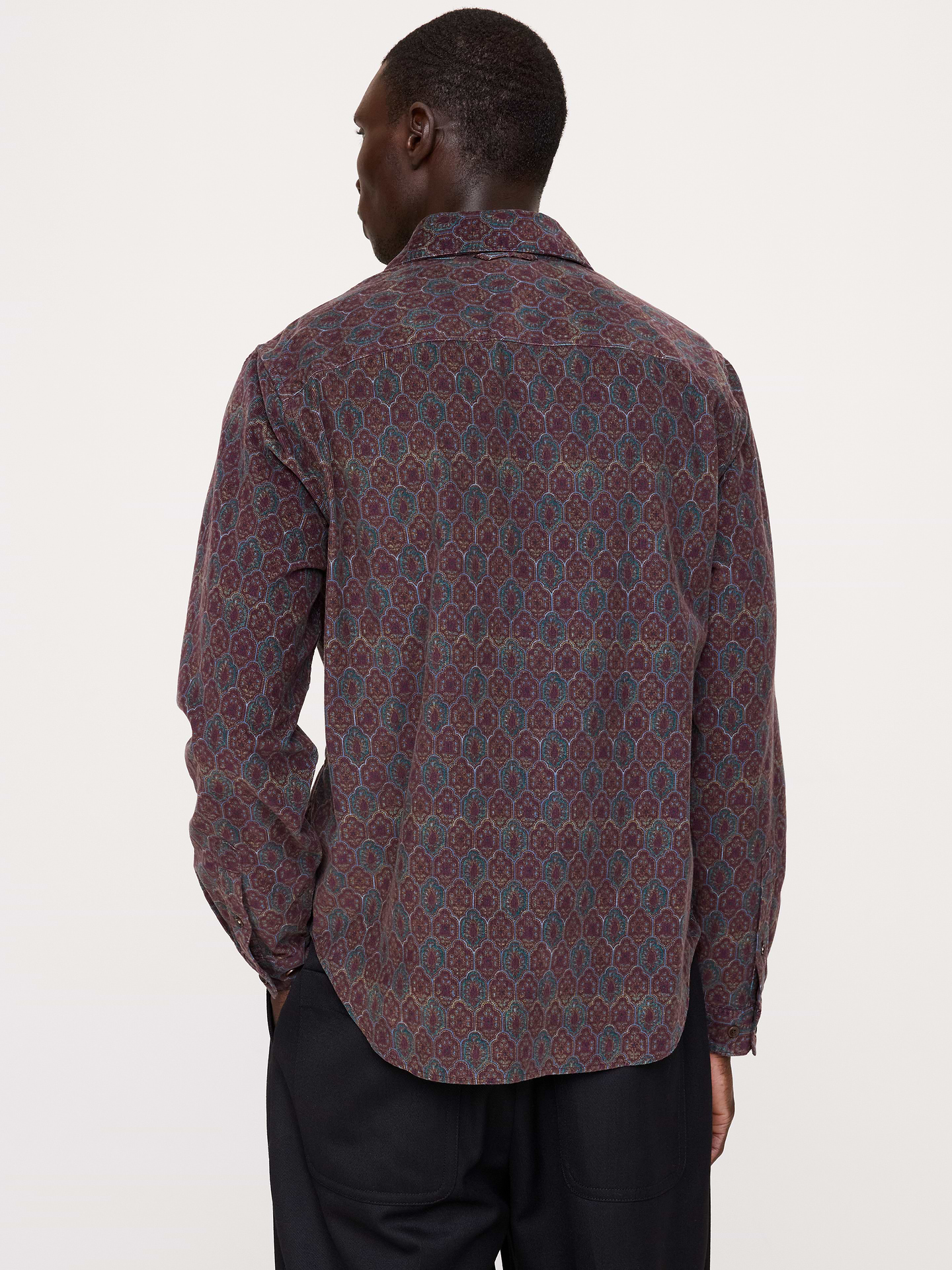 Image 2 of 3, Standard-Fit Lightweight Corduroy Shirt