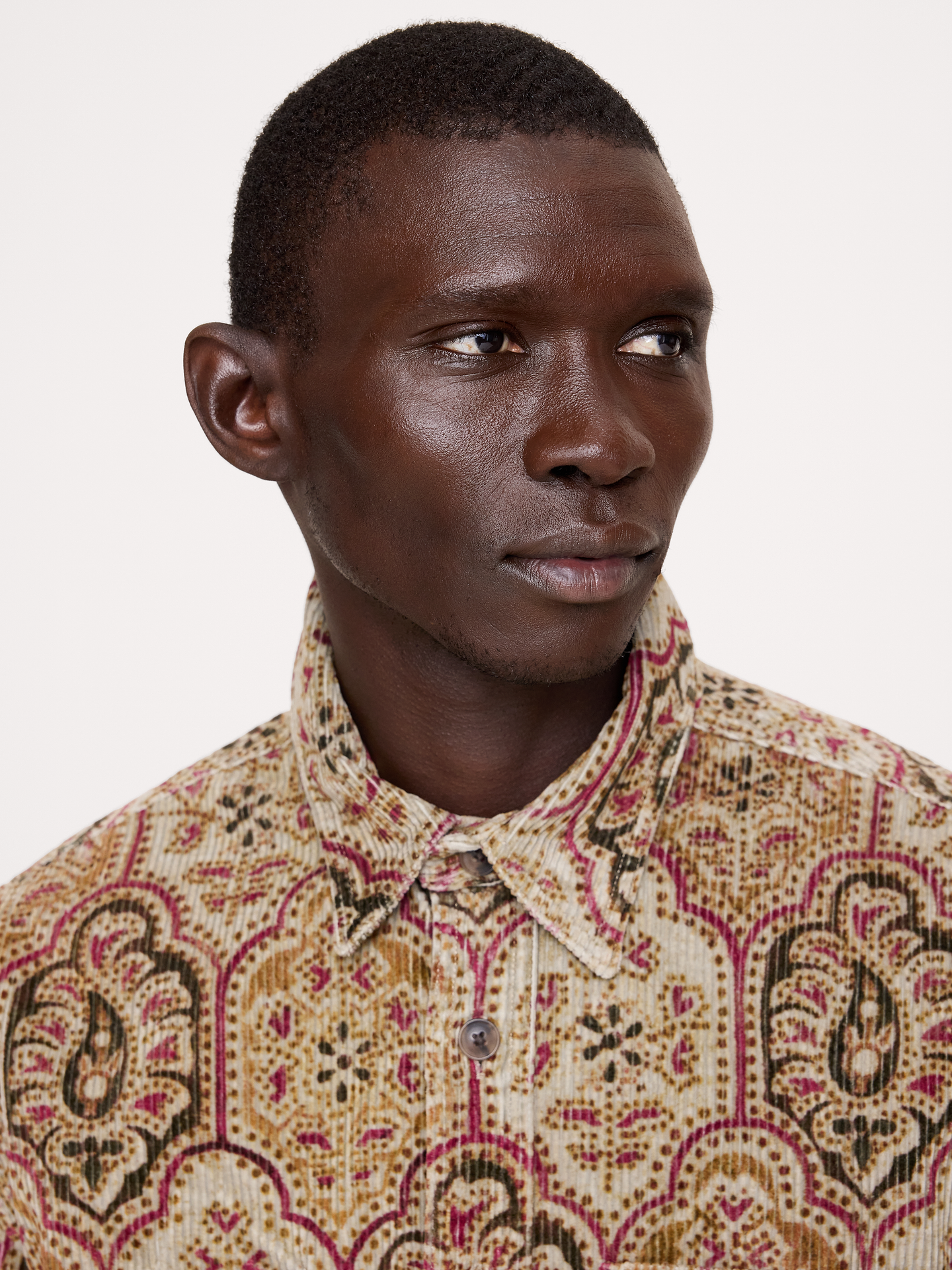 Image 4 of 4, Relaxed-Fit Heavyweight Corduroy Shirt