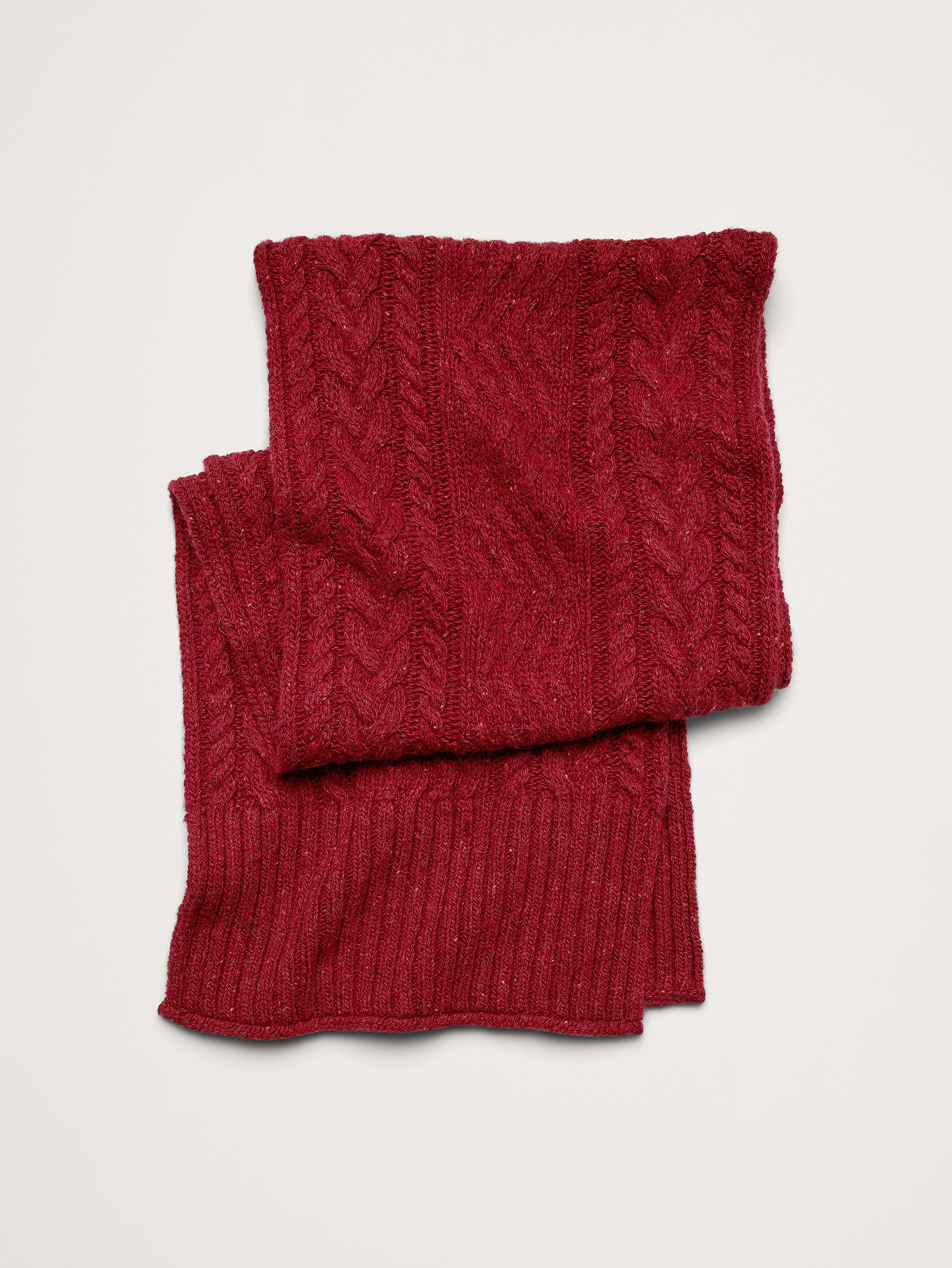 Image 1 of 4, This warm scarf is knitted from a wool-alpaca blend that we selected for its fluffy texture., Fabric from Italy's Filpucci mill., Product #908581