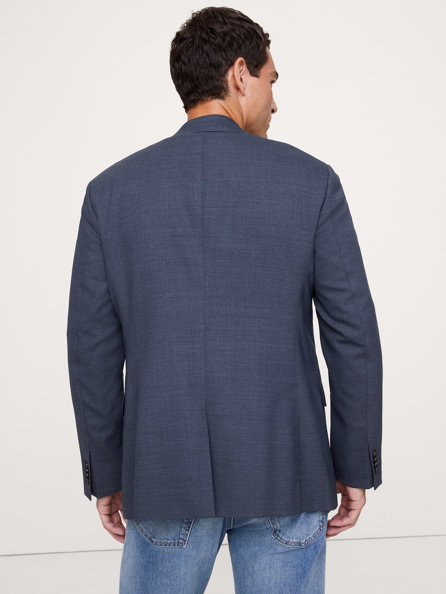 Image 3 of 8, Tailored Slim Signature Stretch Italian Rustico Suit Jacket