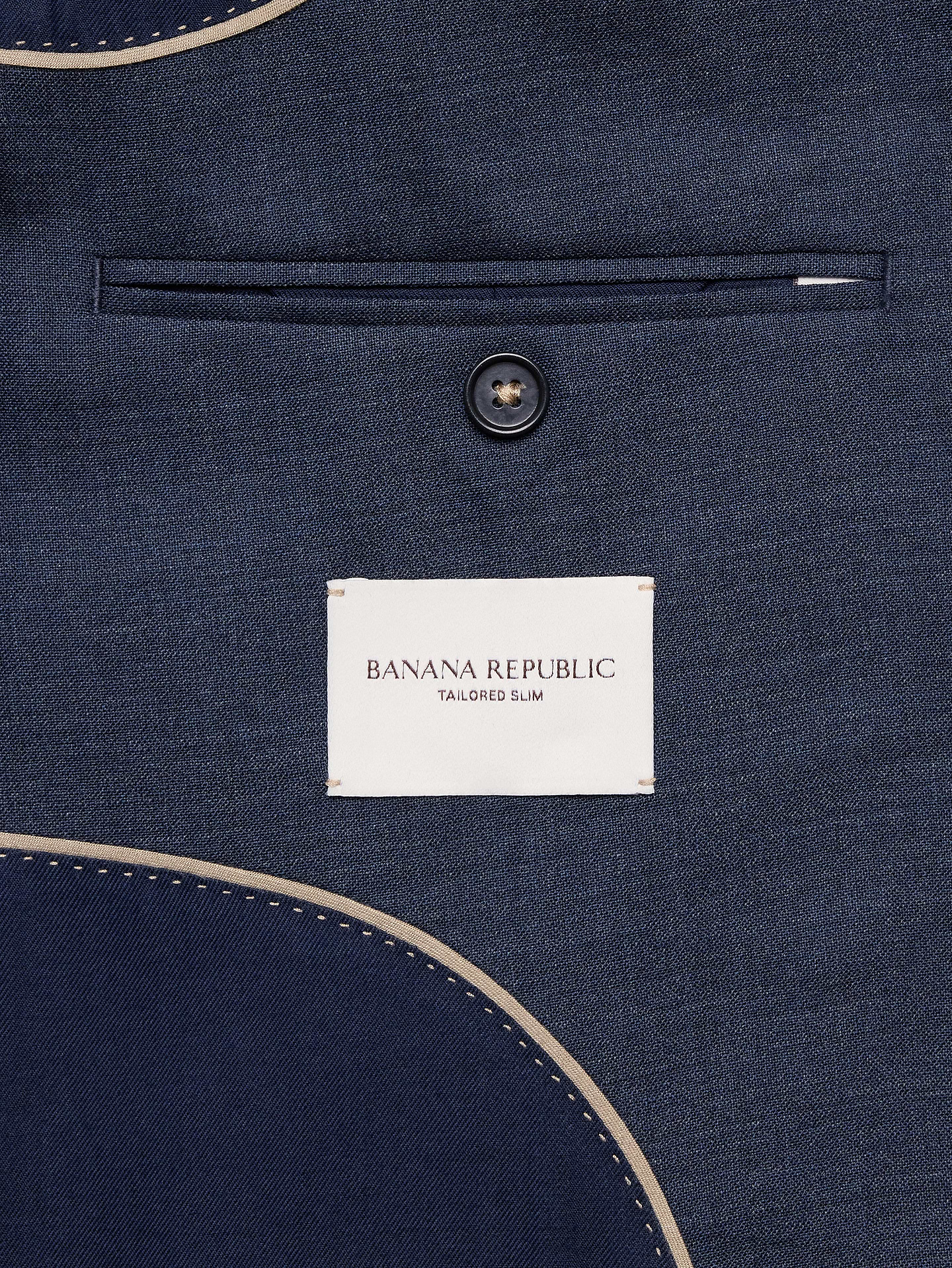 Image 7 of 8, Tailored Slim Signature Stretch Italian Rustico Suit Jacket