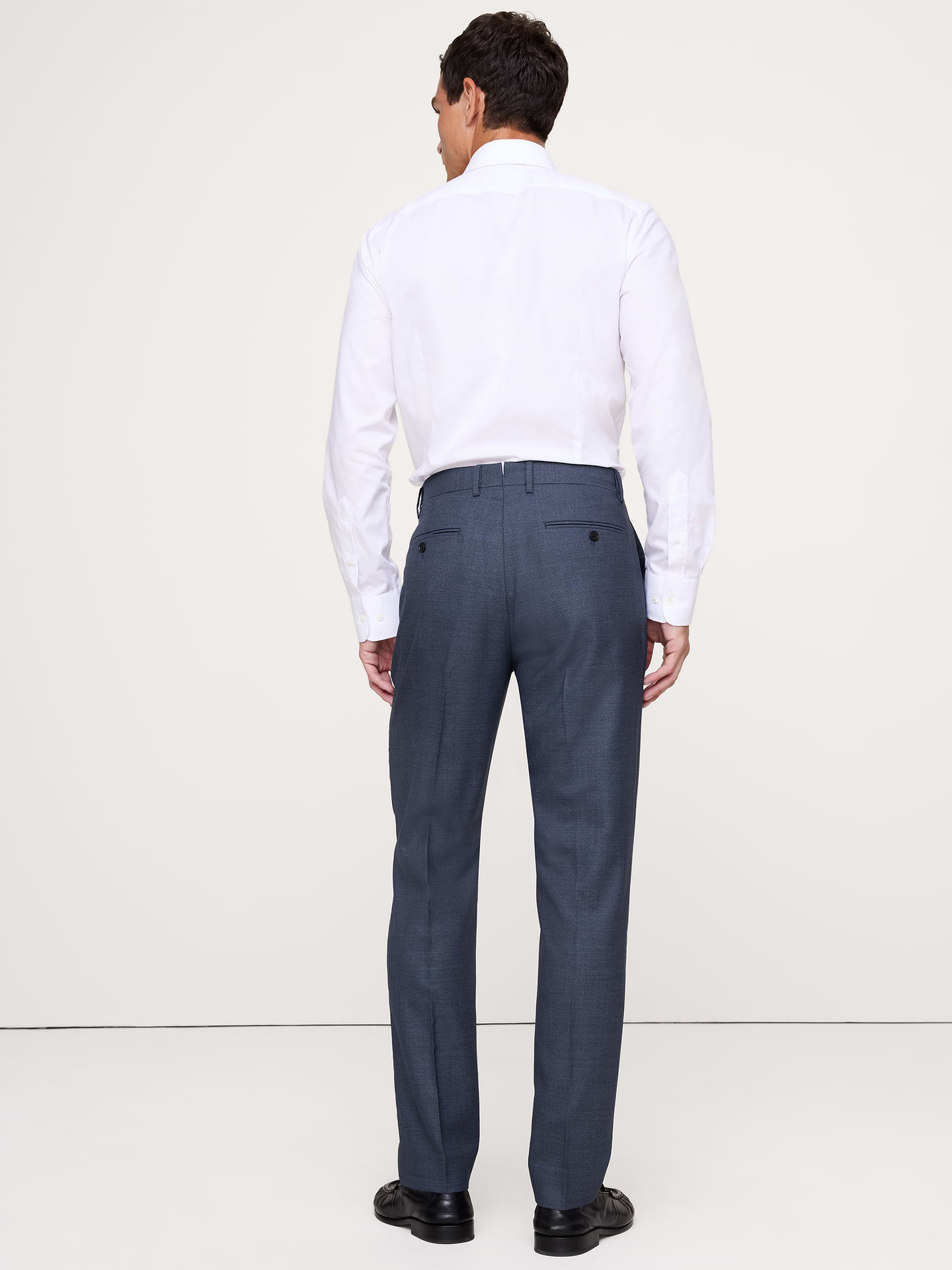 Image 8 of 8, Tailored Slim Signature Stretch Italian Rustico Suit Pant