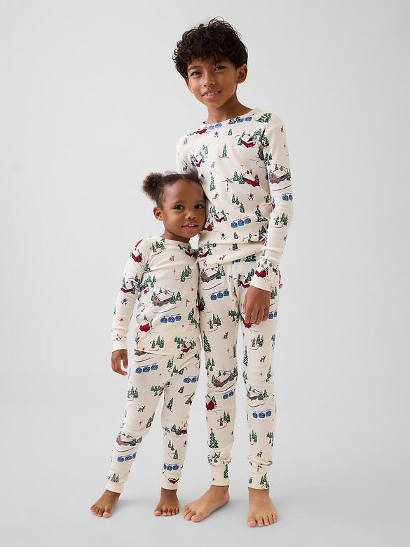 Kids & Baby Organic Brushed Cotton PJ Set