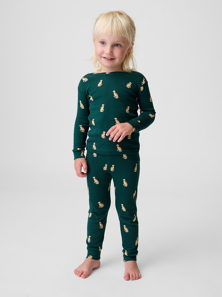 Image 3 of 5, Kids & Baby Organic Brushed Cotton PJ Set