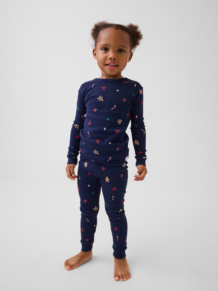 Image 3 of 6, Kids & Baby Organic Brushed Cotton PJ Set