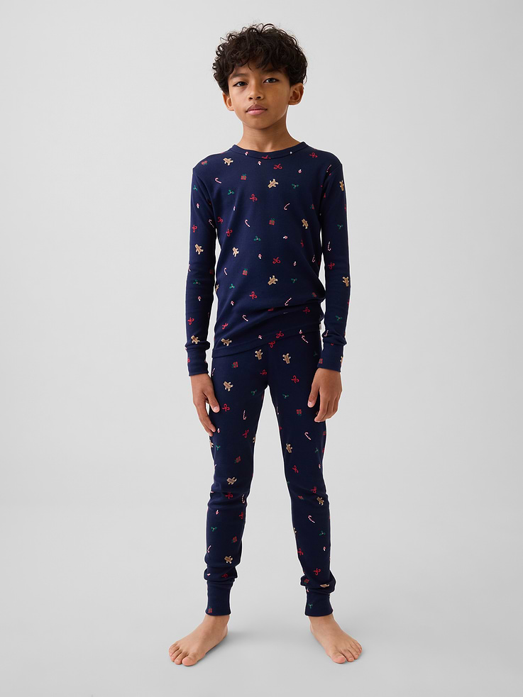 Image 4 of 6, Kids & Baby Organic Brushed Cotton PJ Set