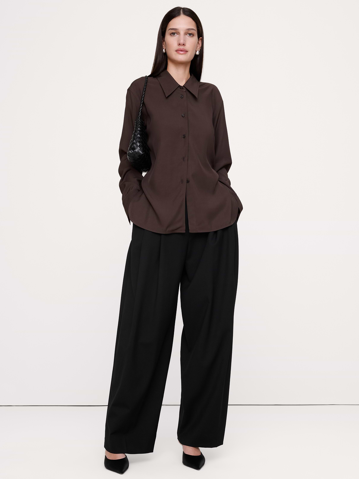 Drapey Twill Tunic