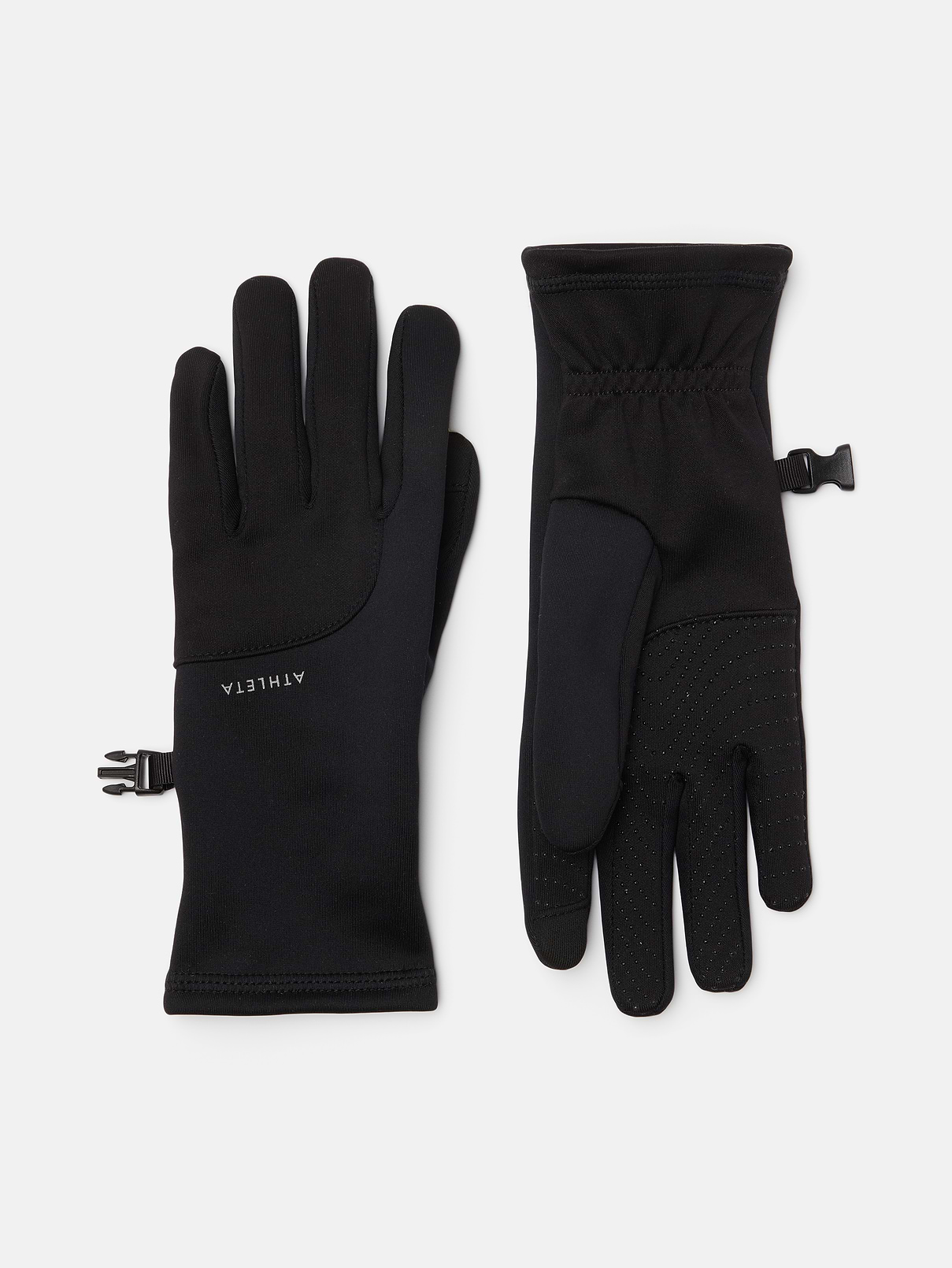 Image 1 of 2, FOR: Your toughest cold-weather training sessions, FEEL: Plush SuperSonic has a brushed interior with supportive compression, FAVE: Clip keeps gloves together, Gripper details on fingers for added traction, Reflective logo for added visibility, Product #1179303