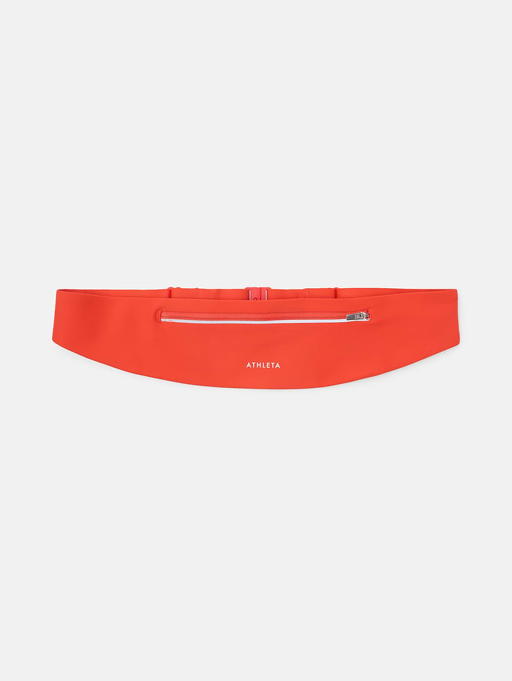 Image 1 of 4, FOR: Hitting your pace in nearly any place, from sidewalks to trailheads, FEEL: PowerMove fabric is sleek, weightless, and helps keep you cool with quick-drying properties, FAVE: Silicon gripper dots keep belt from riding up, shifting, and chafing against skin, Secure zip closure, Interior card pocket, Adjustable strap makes customizing your fit a cinch, Reflective details for workouts during dawn or dusk, Product #678990