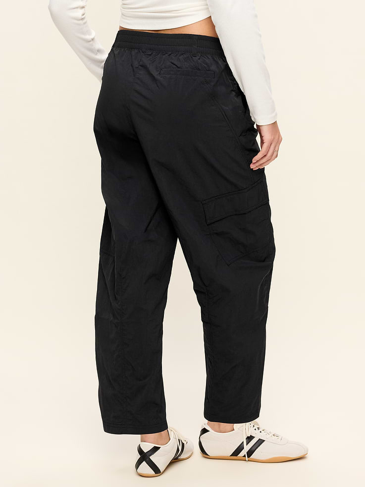 Image 6 of 7, Mid-Rise Barrel-Leg Cargo Pants