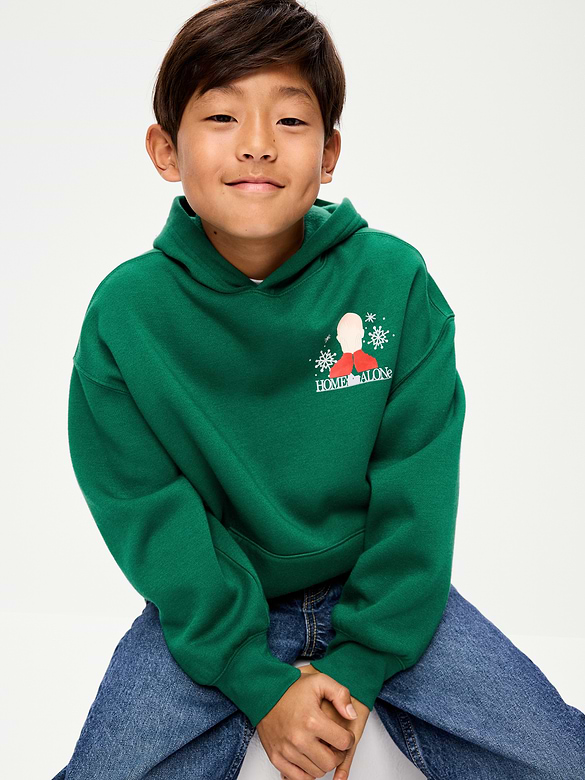 Home Alone™ Oversized Gender-Neutral Pullover Hoodie for Kids