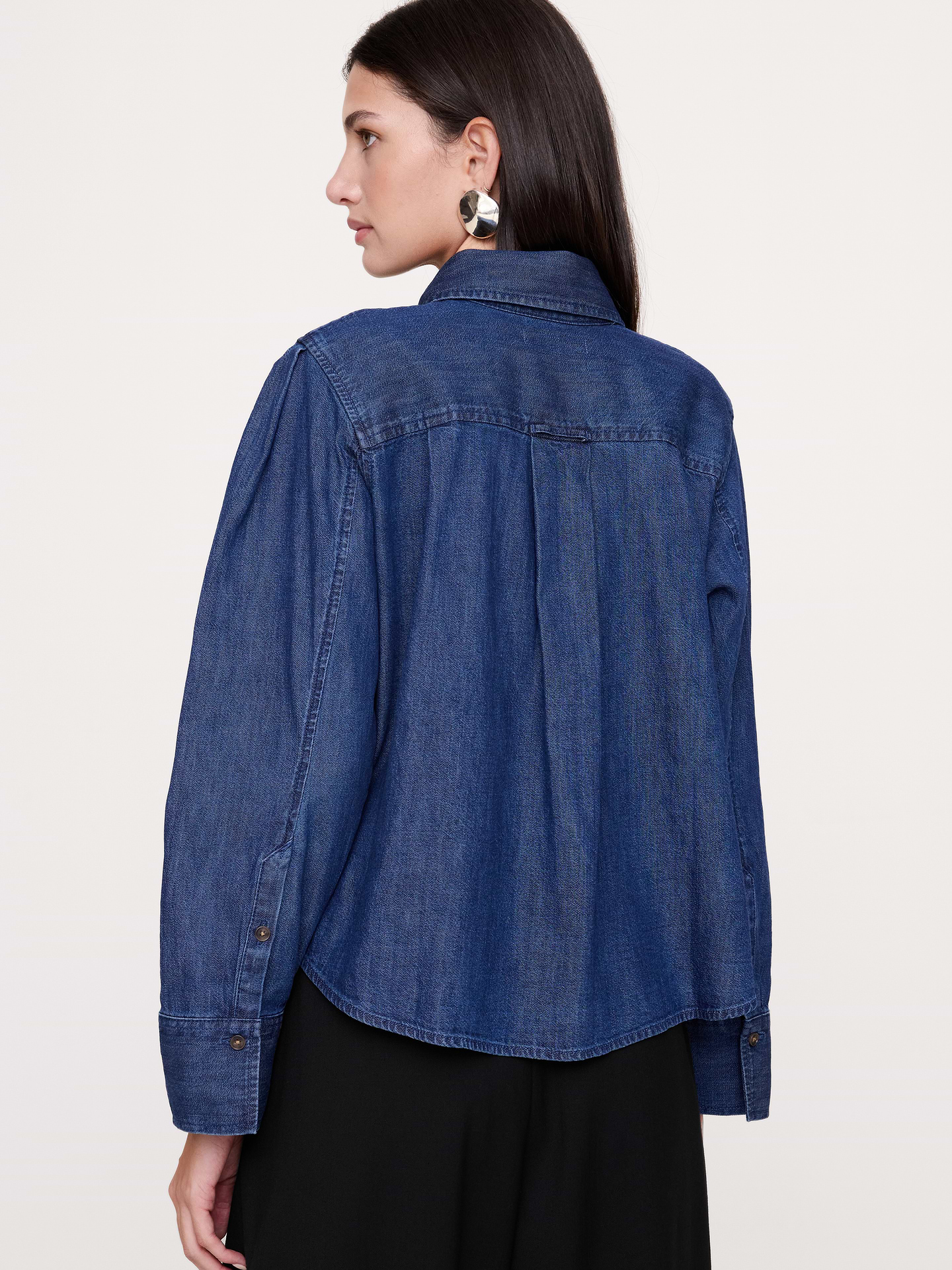 Image 2 of 6, Relaxed Cotton Utility Shirt