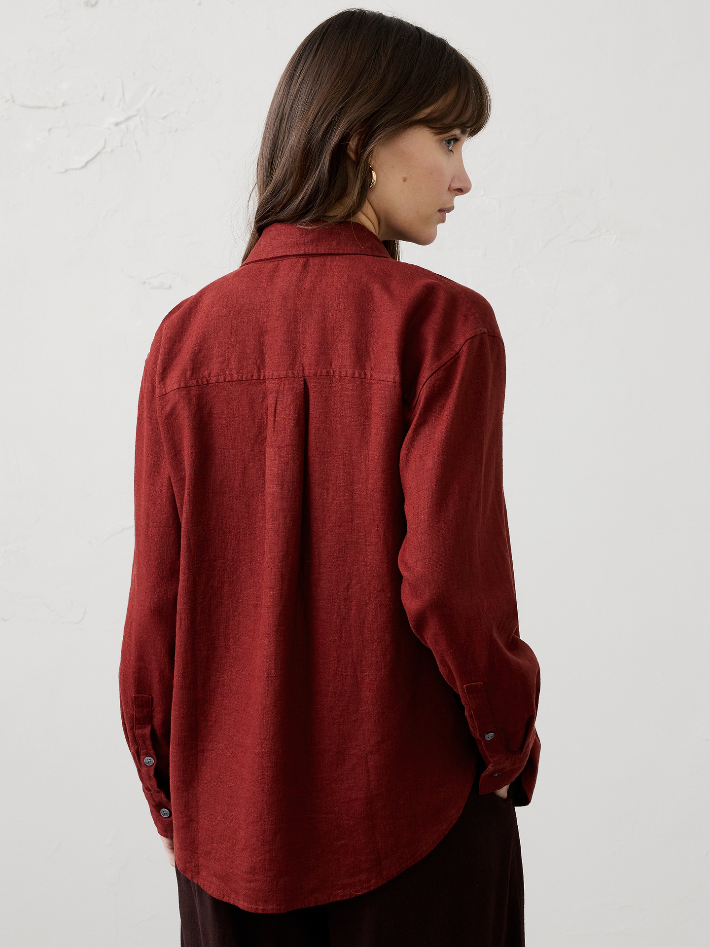 Image 2 of 4, Perfect Linen-Blend Shirt