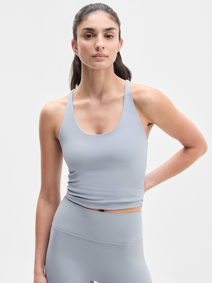 Image 1 of 5, BEST FOR STUDIO: yoga + barre + pilates, IMPACT: Light-impact workouts, FEEL: VitaFree fabric is our lightest-feel yoga fabric for a barely there, yet fully covered sensation, FAVE: Internal shelf bra with removable pads for support and coverage, Product #1174480