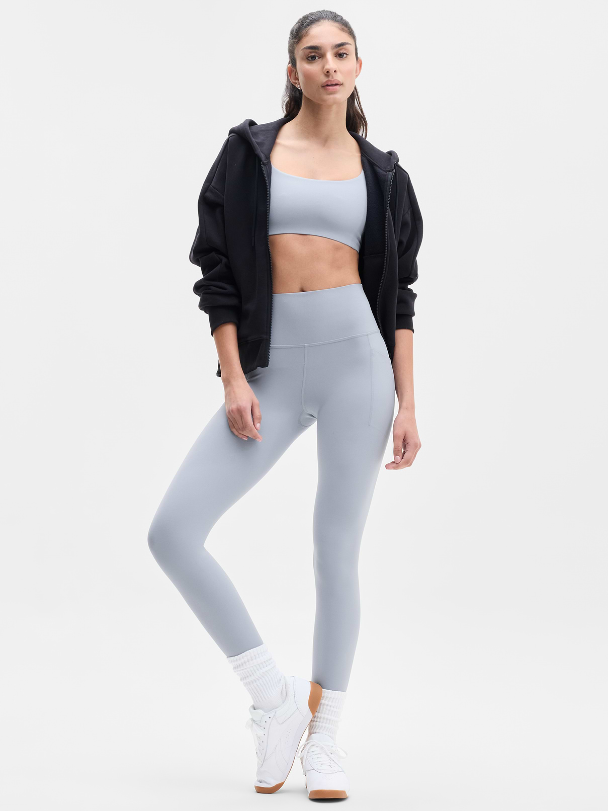 Image 1 of 3, FOR: Your yoga flow and sessions in the studio, FEEL: Powervita fabric is buttery soft with support that feels like a gentle hug, FAVE: Bonded side stash pockets hold your essentials, Made with our customer-obsessed, second-skin Powervita fabric, our yoga leggings/pants are designed for your ultimate distraction-free practice, Product #599749