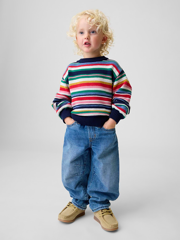 Baby & Toddler Cozy-Lined Horseshoe Jeans