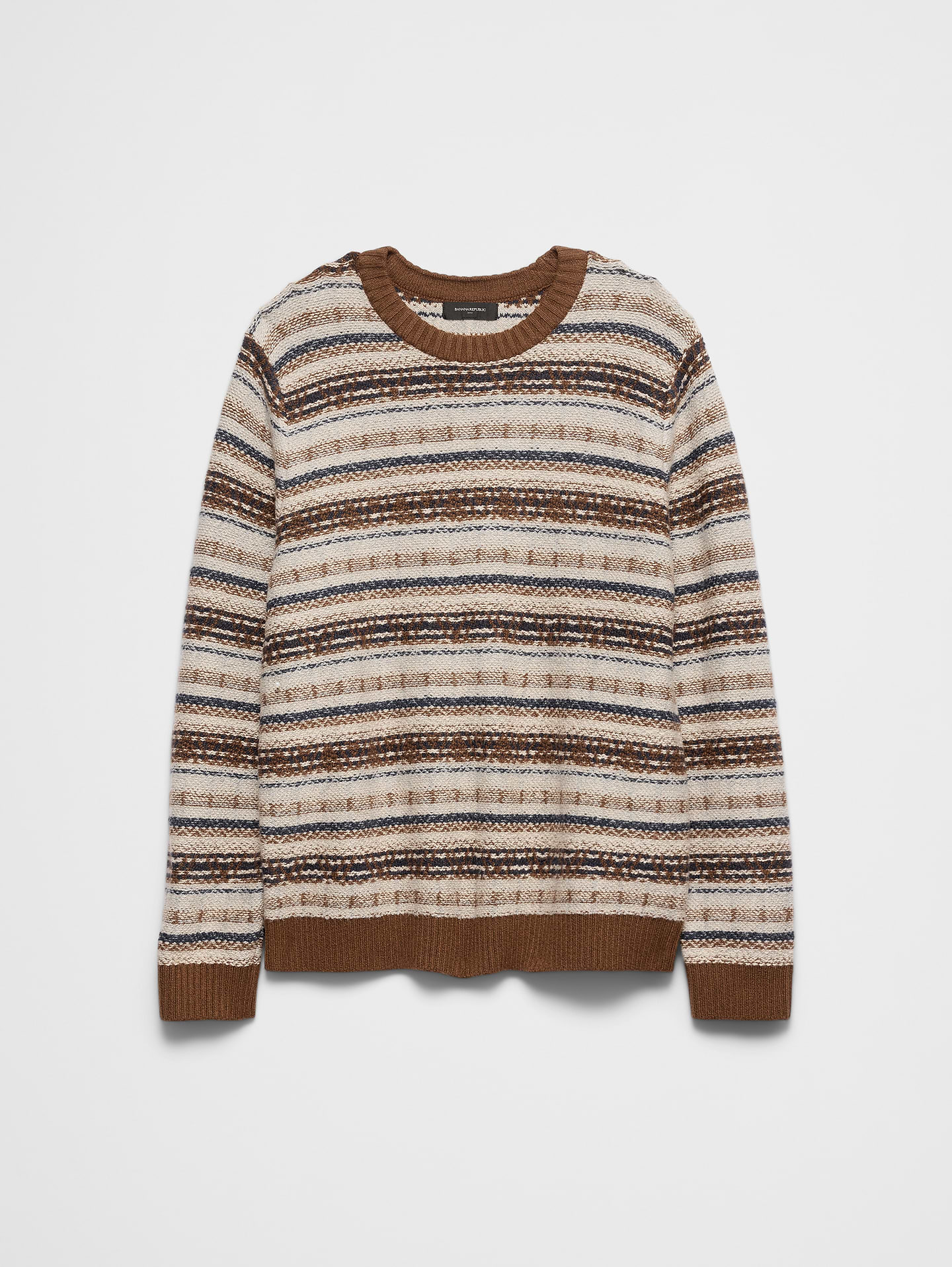Image 4 of 8, Fair Isle Reverse Pattern Sweater