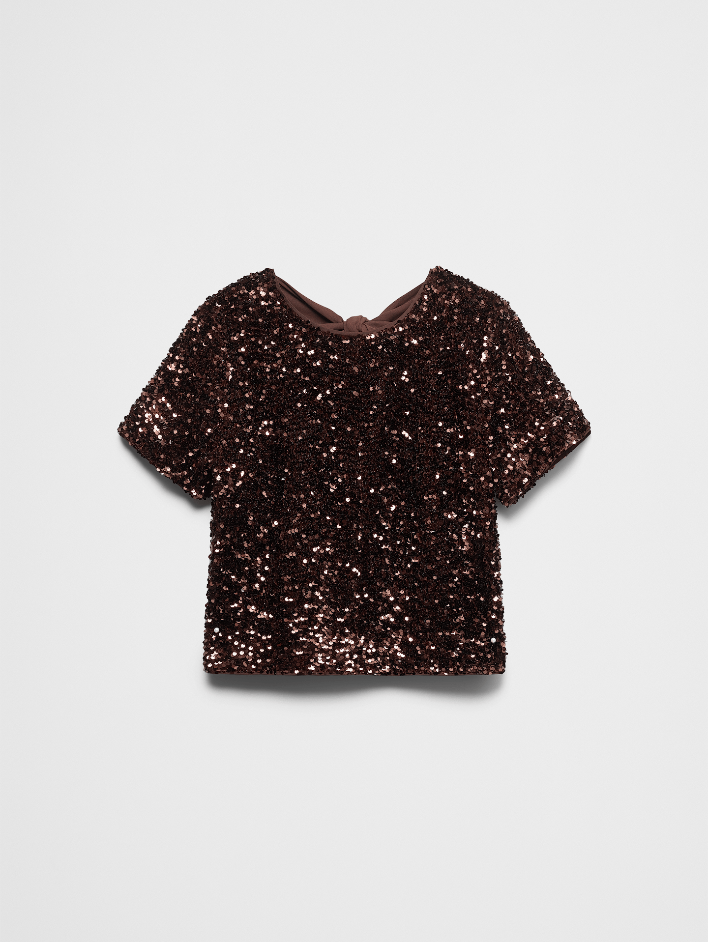 Image 4 of 4, Sequin Bow-Back Top
