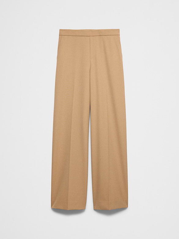 Hayden Sculpted Stretch Wide-Leg High-Rise Pant