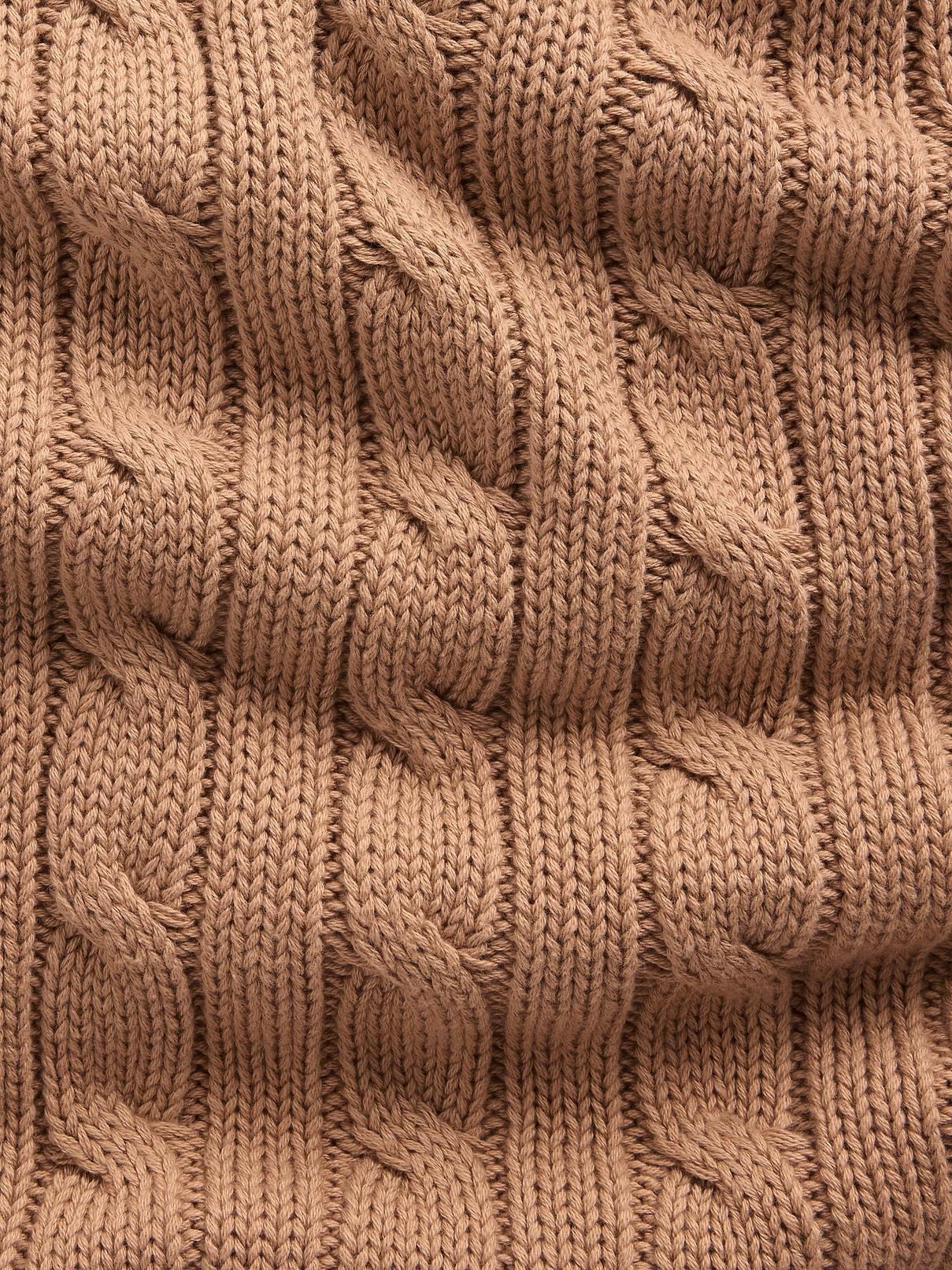 Image 4 of 5, 100% Cotton Oversized Mockneck Sweater
