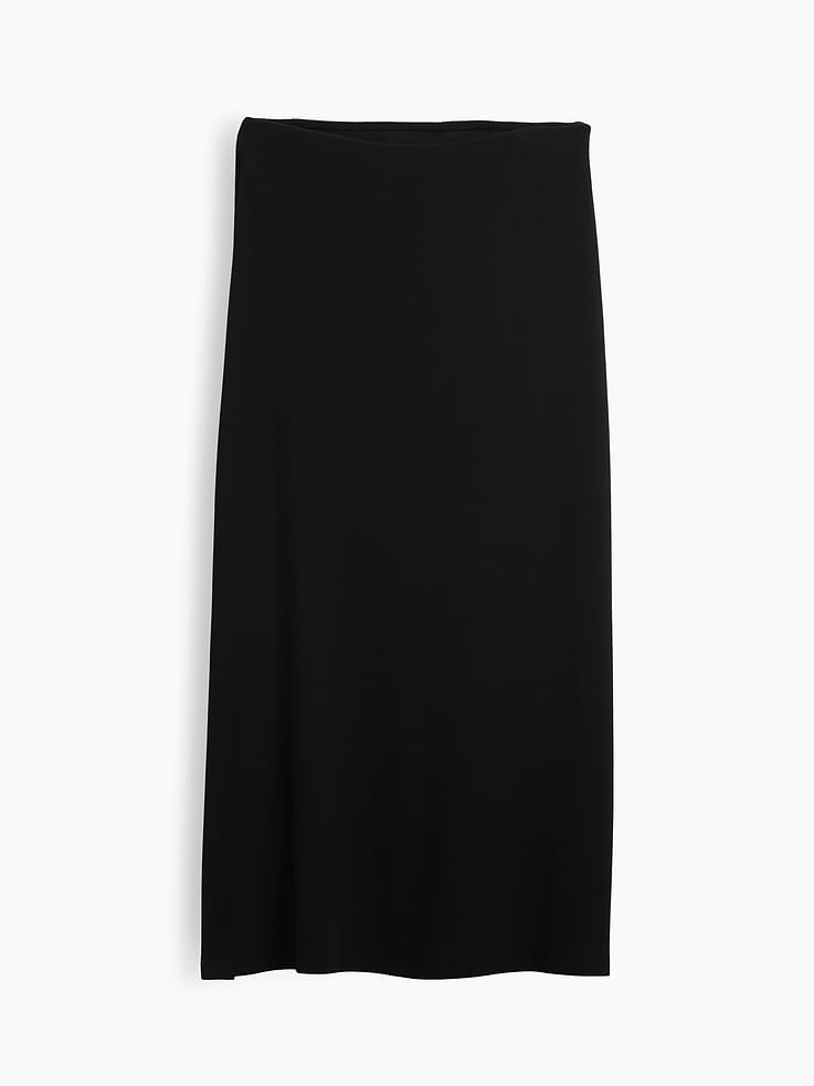 Image 5 of 5, Modern Rib Easy Maxi Skirt