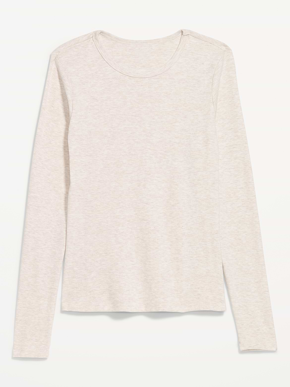 Snug Crew-Neck Long Sleeve T-Shirt