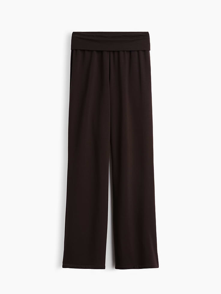 Image 5 of 5, CloudLight Pull-On Foldover Sweatpants