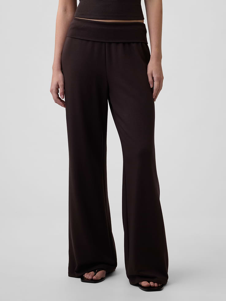 Image 3 of 5, CloudLight Pull-On Foldover Sweatpants